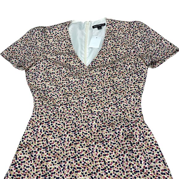 J. Crew Mercantile Floral Faux Wrap Dress Size 00 NWT - Picture 13 of 16